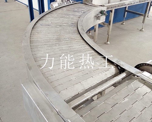 甘肃不锈钢链板转弯输送机